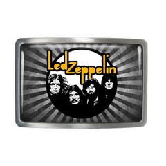 Led Zeppelin Belt Buckle – Classic Rock Band Music Rectangle Belt Buckle – 677