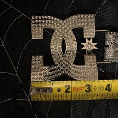 DC Belt Buckle Y2K Skate Goth Grunge DC Shoes Belt Buckle