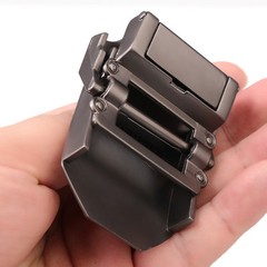 Womens Mens Alloy Steel Military Waistband Belt Buckle Solid Color Vintage New