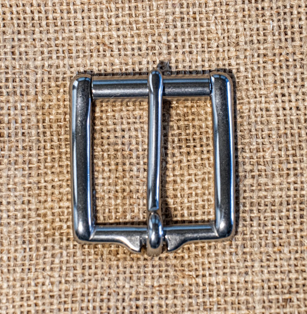 1.5&Prime; Heavy Duty Stainless Steel Hypoallergenic Roller Belt Buckle