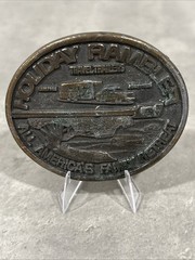 VINTAGE BELT BUCKLE, HOLIDAY RAMBLER ALL AMERICA&rsquo;S FAMILY RETREAT (MPA 1975)