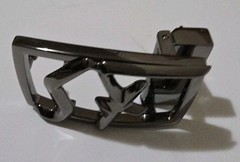 AUTH. SALVATORE FERRAGAMO GUNMETAL SF BELT BUCKLE FOR 1.3&Prime; WIDE BELT STRAP