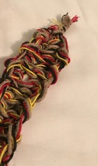 Triple Skull Belt Buckle Rasta 100% Natural Hemp Cord Braided Hemp Twine 48&Prime;