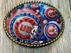 Chicago Cubs Baseball Team Sports Fan Collectible Belt Buckle