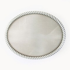 Vintage Style Western Rope Oval Blank Belt Buckle also Stock in US