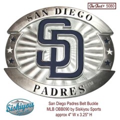 San Diego Padres 2006 MLB Belt Buckle Siskiyou OBB090 Oversized Enamel VGC