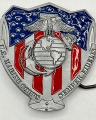 U.S. Marine Corps Semper Fidelis Belt Buckle By Great American Products 2007