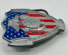 U.S. Marine Corps Semper Fidelis Belt Buckle By Great American Products 2007
