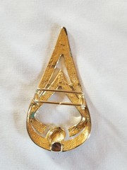 Arrow Fire Ball Cast Metal Punk Goth Rock Belt Buckle for 1.25&Prime; Belt VTG