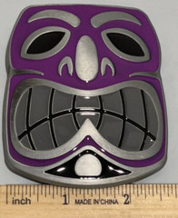 Tiki Face Belt Buckle Tribal Tikki Masks Hawaii Western Metal Belt Buckle Unisex