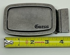 Guess Belt Buckle Only, Reversible 2 Sided Flip