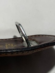 Torel Leather Ram Mountain Goat Belt Buckle Oblong