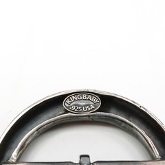 King Baby Studio Bull Nose Ring Bel Buckle .925 Silver
