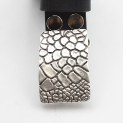 Croco Look Metal Belt Buckle – Textured Design, Elegant & Modern