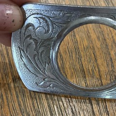 Men&rsquo;s Western Silver Tone Floral Engraved Metal Frame Belt Buckle Fits 1.5&Prime;