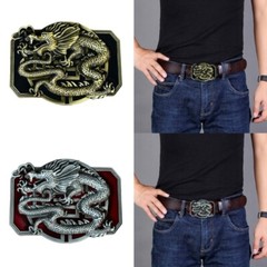 Vintage Chinese Belt Replacements Buckle for Adult Teens Belt DIY Unisex
