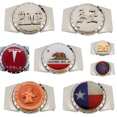 New Women Men Western Cowboy Rodeo Belt Buckles Hidden (with Removable Lighter)