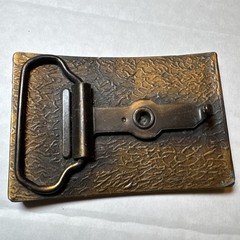 Vintage 1980s Lee Jeans Brass Belt Buckle