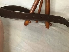 Yacare Industrias Argentinas Belt. Metal Buckle Genuine Alligator Skin 46” x1”