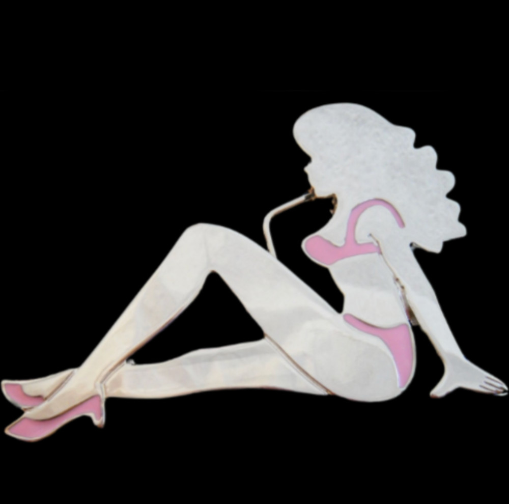 Sexy Girl Belt Buckle Mud Flap Girls Truck Drivers Nude Dancers Boucle Ceinture