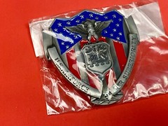 Us Air Force Corps Logo Sealed Belt Buckle Air Superiority Usa Flag Colors