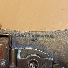 Vintage Remington 1816 Flintlock Rifle belt Buckle 1976 USA Made