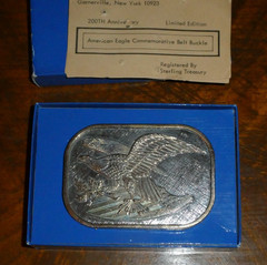 International Monetary Mint Eagle Belt Buckle 200th Anniversary American Eagle!!