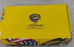 New w/Tags Ed Hardy Metal Belt Buckle Death or Glory Skull & Dagger 260448G
