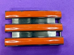 Adidas Golf 3 Stripe Orange & Black Color Trophy Award Style Used Belt Buckle