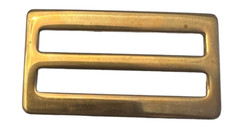 US Military Belt Buckle Gold Plated Slotted Red Brass Class 1 Type I 2.25&Prime; USMC