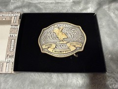 NEW MONTANA SILVERSMITHS FUTURE BULL RIDER BELT BUCKLE A1025P