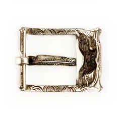 German silver belt buckle Duck Season, Pin type, Hunter trophy buckle for 1.5 in