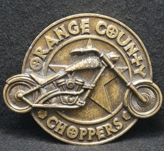 XD29151 VINTAGE 2004 **ORANGE COUNTY CHOPPERS** MOTORCYCLE CLUB MENS BELT BUCKLE