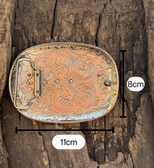 Mexican Rooster Chicken Charro Cowboy Belt Buckle Hebilla Vaquera Made In Mexico