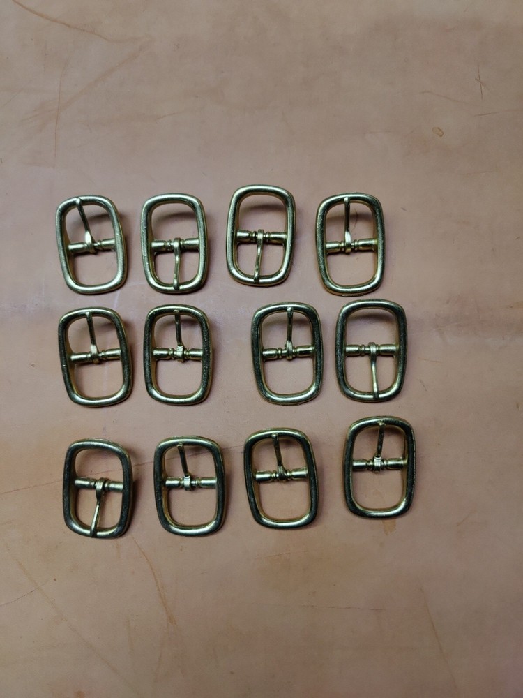 12 Brass Finish BELT STRAP BUCKLES FITS 3/4 » Belt or Strap *NEW*