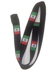 Flag Mexican canvas Belt Buckle