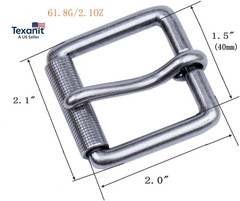 1.5&Prime;(38Mm-40Mm) Belt Buckle Roller Single Prong Heavy Duty Replacement Buckle Be