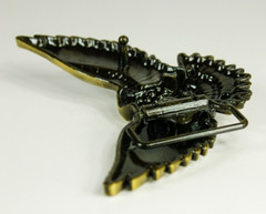 Flying Eagle antique brass belt buckle