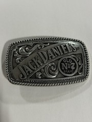 JACK DANIELS Classic Old No. 7 Brand Pewter BELT BUCKLE