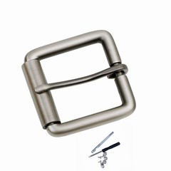 Heavy Duty 1.5&Prime; Belt Buckle Replacement – Roller Single Pin Accessories, 38mm-40