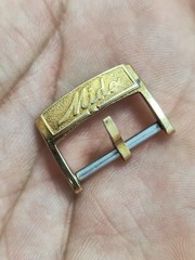 ORIGINAL MIDO MEN&rsquo;S 16MM GOLD PLATED BUCKLE