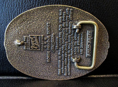 *TONY LAMA Arabian Horse Brass Belt Buckle Horse Breeder Series FIRST Edition