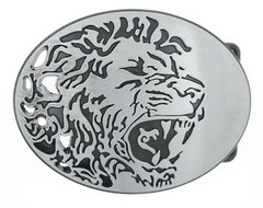 Roaring Lion Head Metal Belt Buckle
