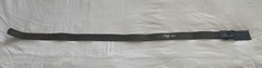 Vintage 70&rsquo;s Langley Bridge Buckle Shrunken Shag Leather Brown Belt 42