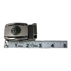 Starbucks Belt Buckle For Ratchet Belt Color Enamel Logo Matte Shiny Metal RARE