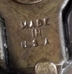 Bald Eagle Flying Into The Sunset Belt Buckle, Stars, Made In The U.S.A, Used