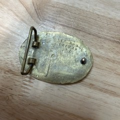 « America&rsquo;s Heroes Fire Dept » Brass Belt Buckle # 613 Free Shipping VGC