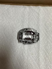 Vintage 1987 Siskiyou Machinist Belt Buckle