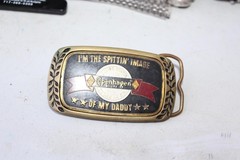 Aminco Heritage Belt Buckle #RB6 Copenhagen « I&rsquo;m the Spittin&rsquo; Image of My Daddy »