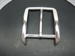 Sterling silver 925 solid buckle 30 grams, for 1-1/4&Prime; = 32 mm belt straps U.S.A